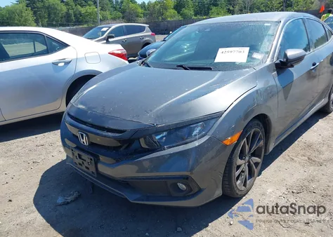 2021 Honda Civic Sport z USA, uszkodzony, nr VIN 2HGFC2F88MH560085